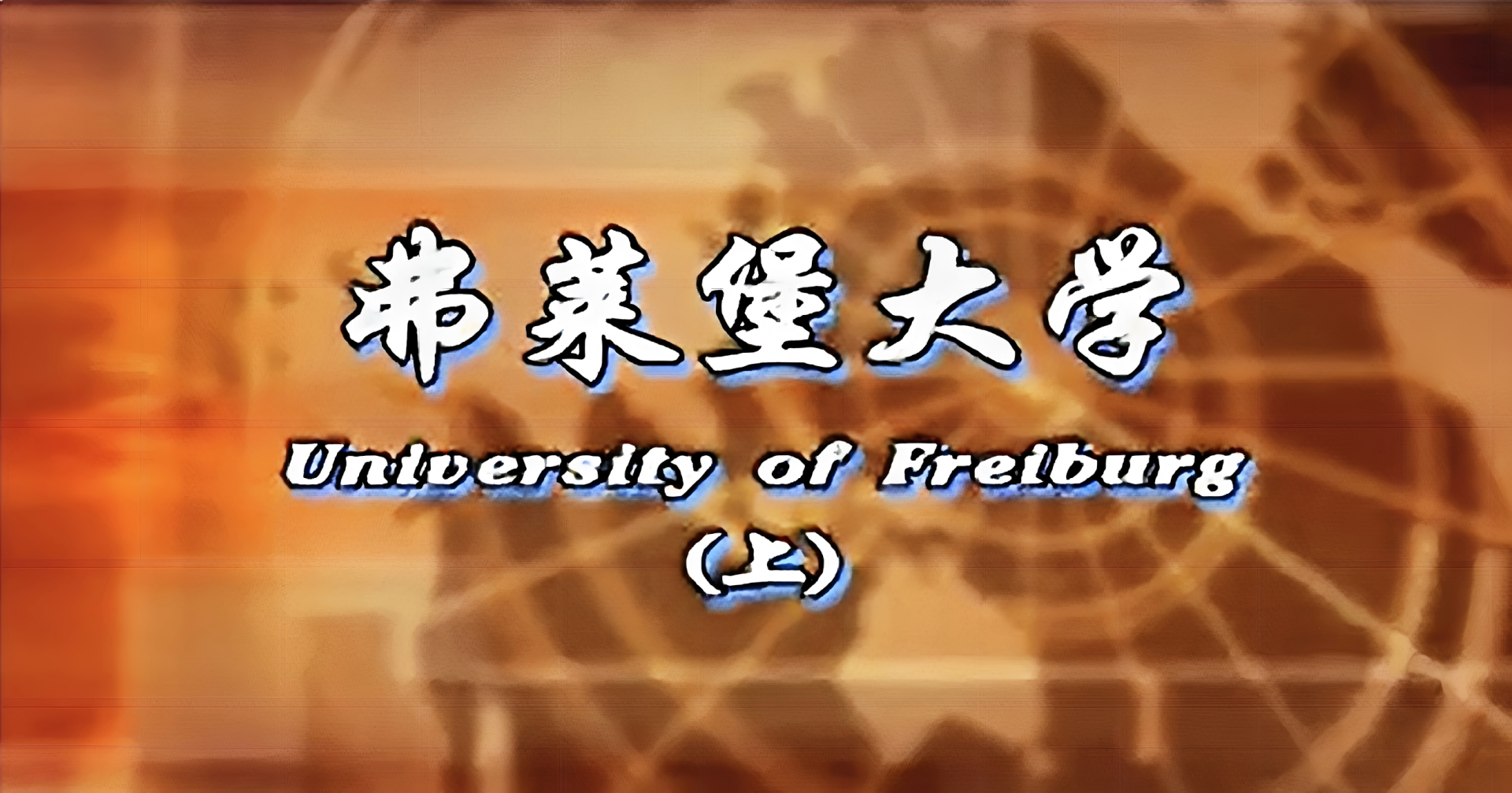 视频《弗莱堡大学（上）》-央视专题节目“世界著名大学”